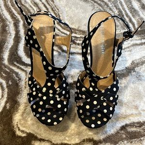 Madden girl by Steve Madden polka dot high heels
